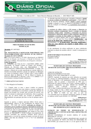 Assinatura Digital da última edição