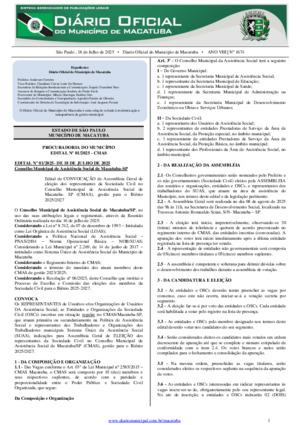 Assinatura Digital da última edição
