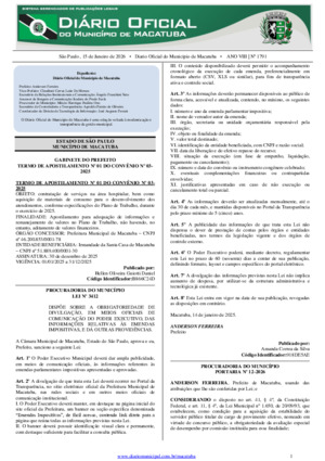 Assinatura Digital da última edição