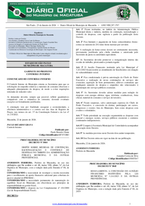 Assinatura Digital da última edição