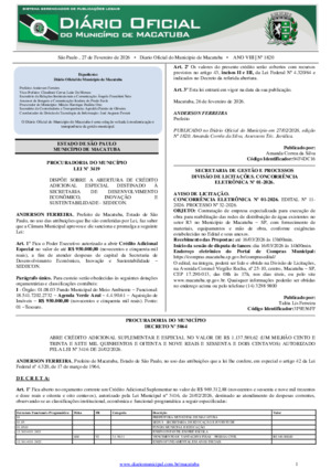 Assinatura Digital da última edição