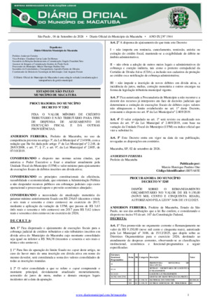 Assinatura Digital da última edição