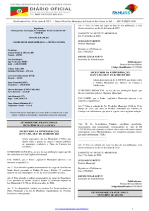 Assinatura Digital da última edição