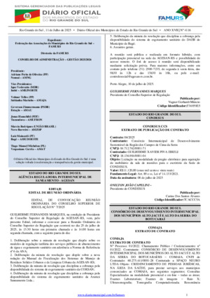 Assinatura Digital da última edição
