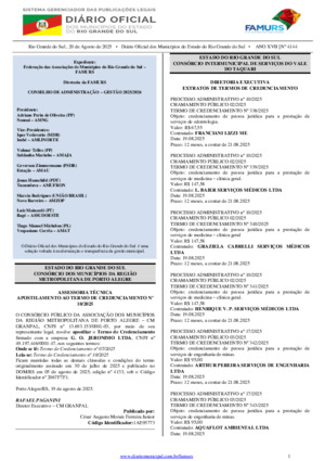 Assinatura Digital da última edição