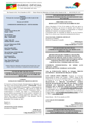 Assinatura Digital da última edição