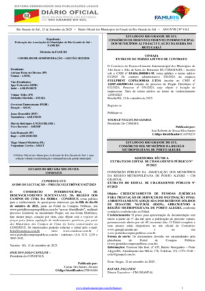 Assinatura Digital da última edição