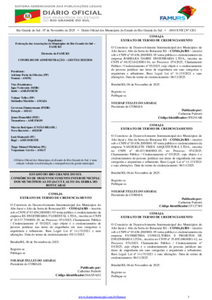 Assinatura Digital da última edição