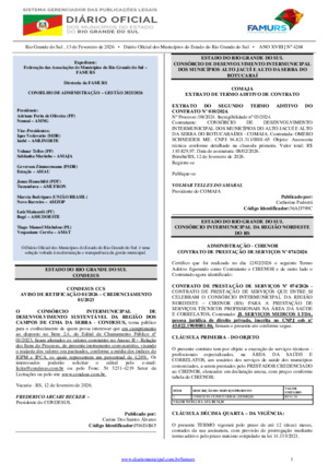 Assinatura Digital da última edição