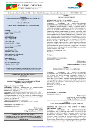 Assinatura Digital da última edição