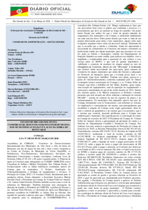 Assinatura Digital da última edição