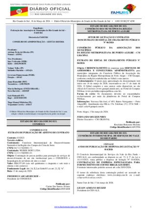 Assinatura Digital da última edição