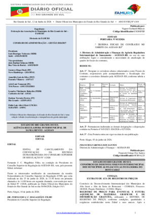 Assinatura Digital da última edição
