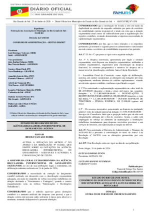 Assinatura Digital da última edição