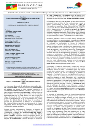 Assinatura Digital da última edição