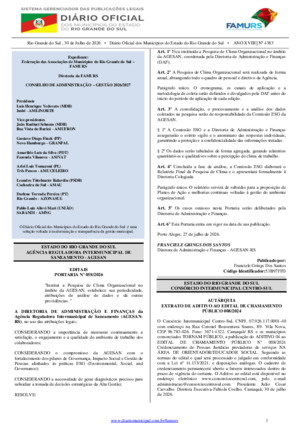 Assinatura Digital da última edição
