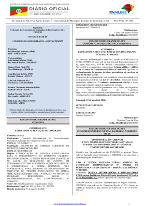 Assinatura Digital da última edição