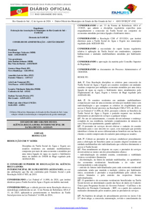 Assinatura Digital da última edição