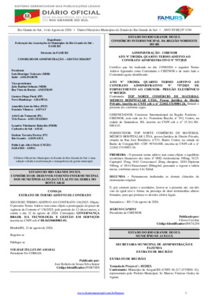 Assinatura Digital da última edição