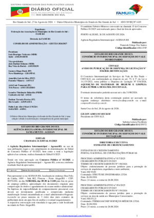 Assinatura Digital da última edição