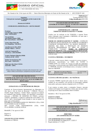 Assinatura Digital da última edição