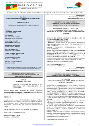Assinatura Digital da última edição