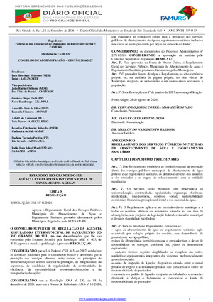 Assinatura Digital da última edição