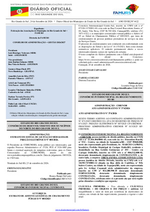 Assinatura Digital da última edição