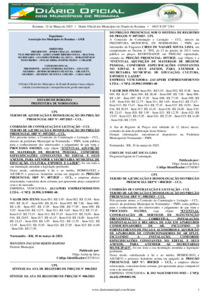 Assinatura Digital da última edição
