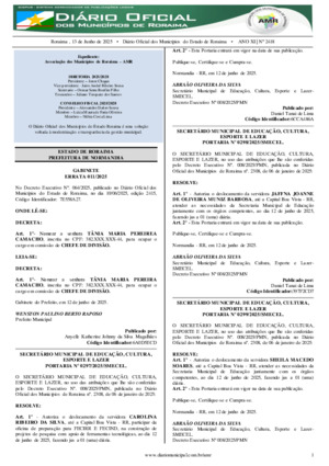 Assinatura Digital da última edição