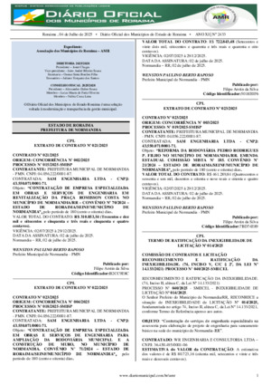 Assinatura Digital da última edição