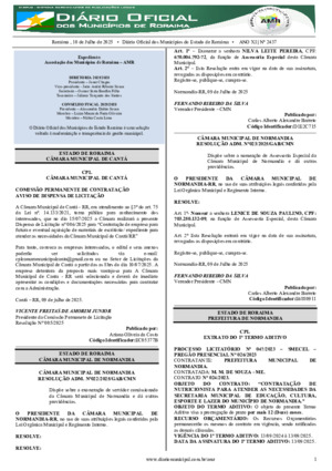 Assinatura Digital da última edição