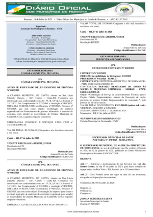 Assinatura Digital da última edição