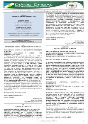 Assinatura Digital da última edição