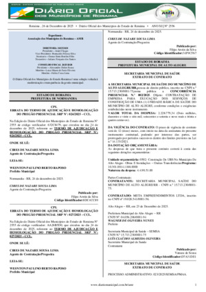 Assinatura Digital da última edição