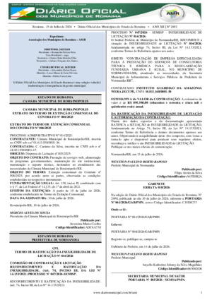 Assinatura Digital da última edição