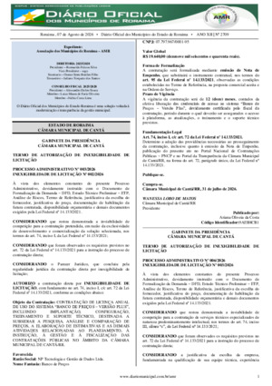 Assinatura Digital da última edição