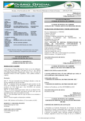 Assinatura Digital da última edição