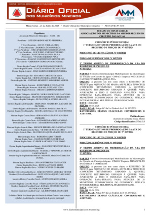 Assinatura Digital da última edição