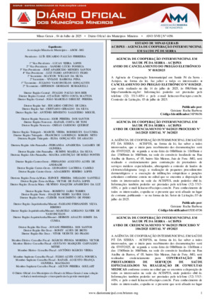 Assinatura Digital da última edição