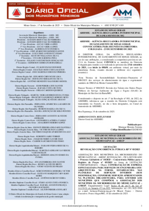 Assinatura Digital da última edição