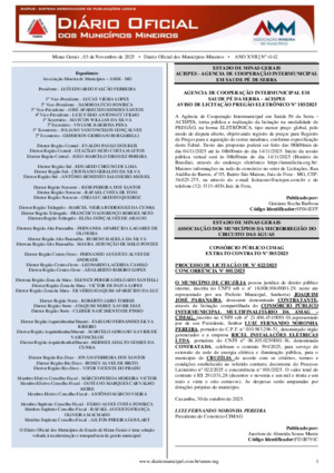 Assinatura Digital da última edição