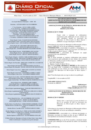 Assinatura Digital da última edição