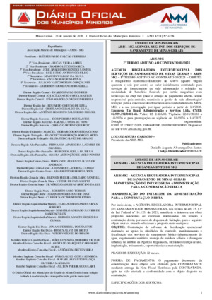 Assinatura Digital da última edição