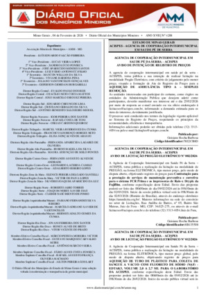 Assinatura Digital da última edição