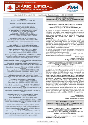 Assinatura Digital da última edição