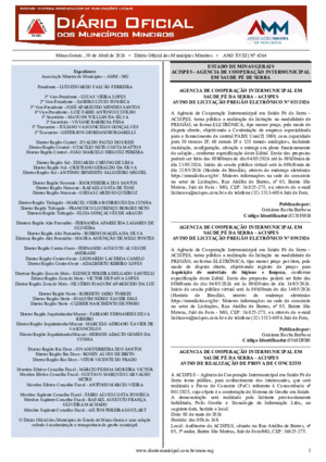 Assinatura Digital da última edição