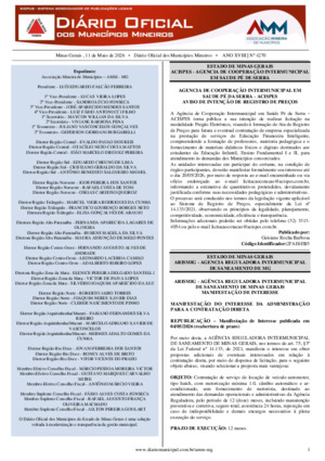 Assinatura Digital da última edição