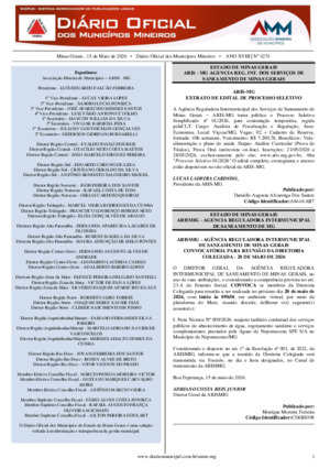 Assinatura Digital da última edição