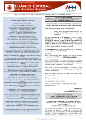 Assinatura Digital da última edição